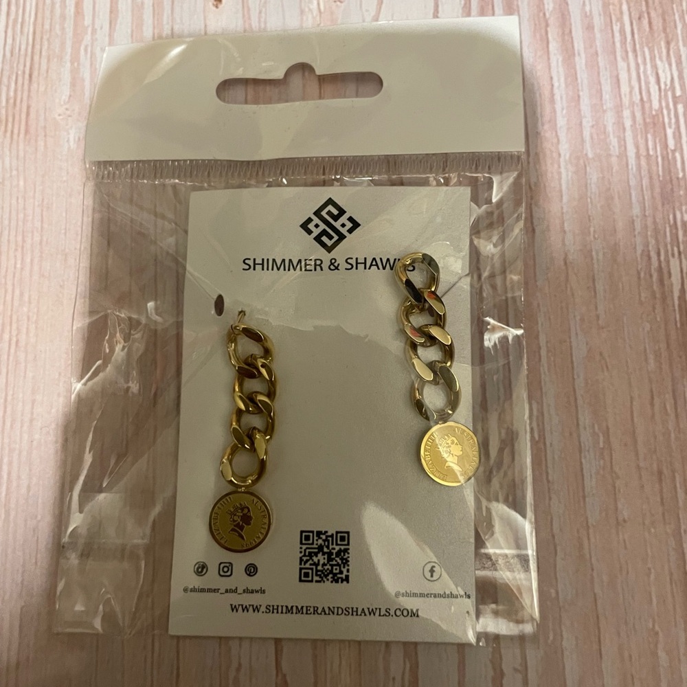 Gold Chain Earrings